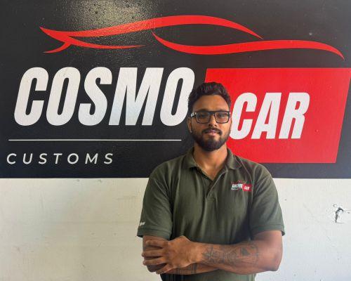 Rajinder, founder of Cosmo Car Customs